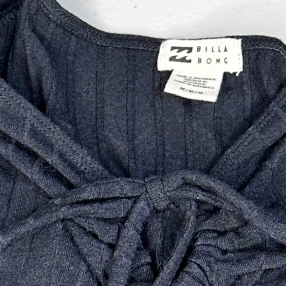 NWOT BILLABONG Women's Stretch FIll it All Mini Dress Size Medium Black … - Picture 6 of 9
